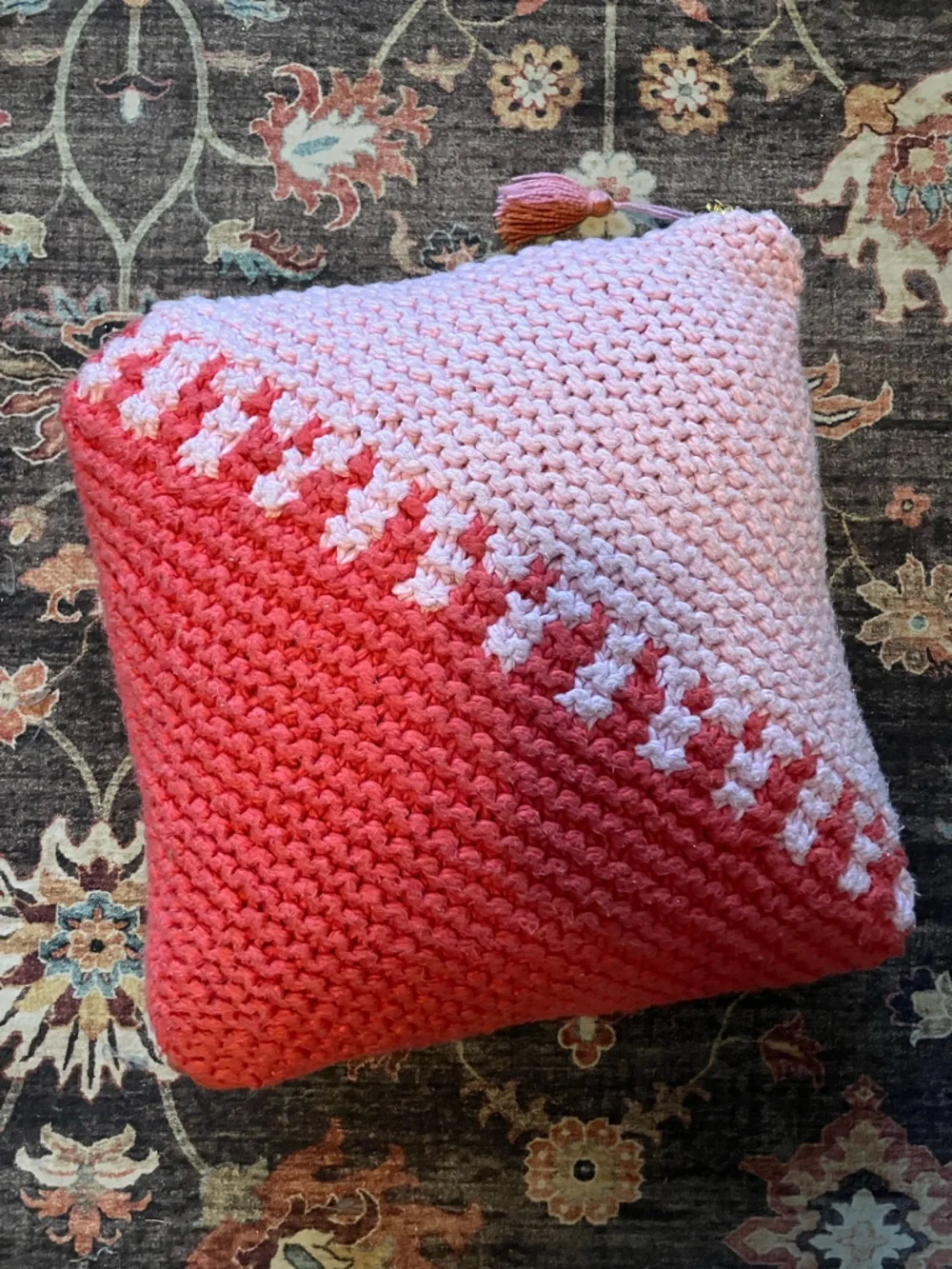 Hand-Knit Lawrence Pillow by Anthropologie